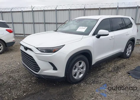 2025 Toyota Grand Highlander Le из США, поврежденный, VIN 5TDAAAA54SS025792